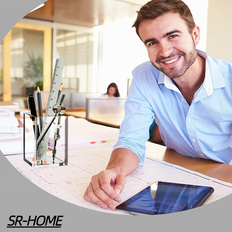 SRHOME Acrylic Desk Organizer Wayfair Canada